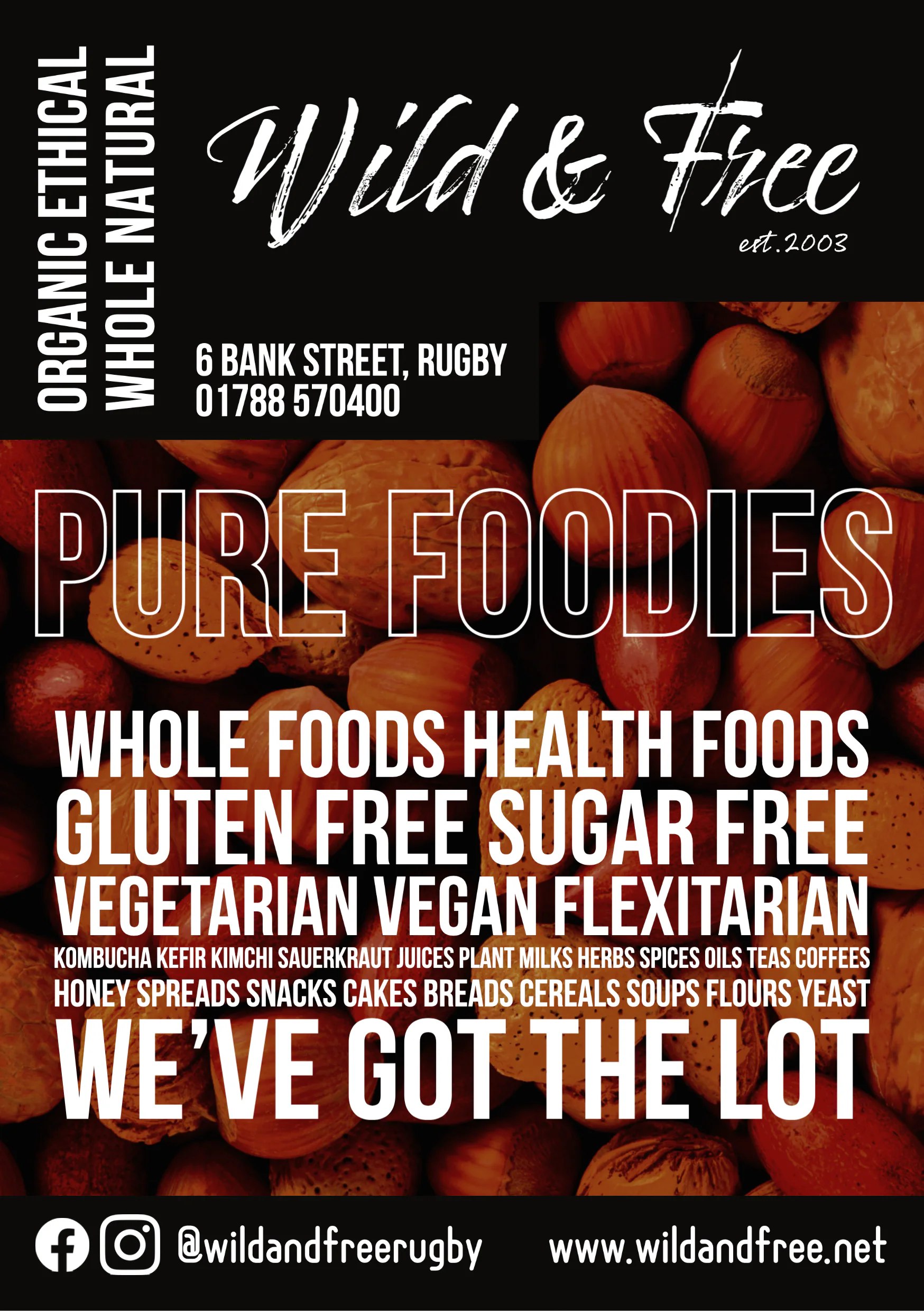 Wild and Free Pure Foodies poster